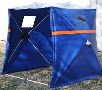Bågsvetstält 2,5x2,5x2m med transparent tak och reflexband