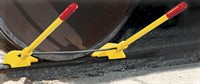 Double Urethane Transit Car Wheel Chock,