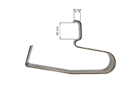 RDT Clip f.third rail 150lb/yd