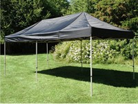 Snabbtält PRO Svart 3x6m Exkl väggar