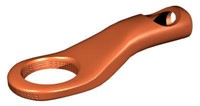 Cable lug #3-#6 for 5/8"(Ø14mm) earth rods