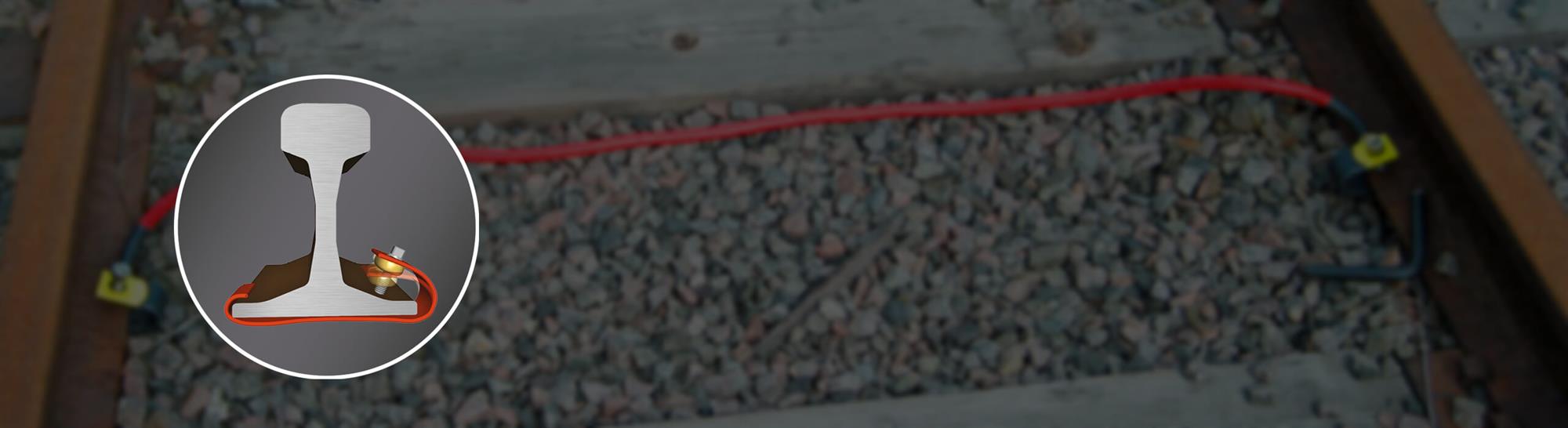 Rail Clamp Safegrip installed between rails
