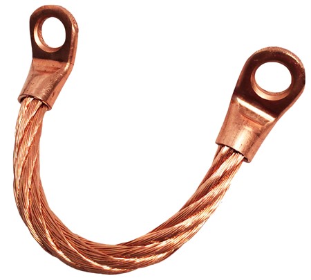 Railbond 25mm² L=145mm(5-3/4")/40°