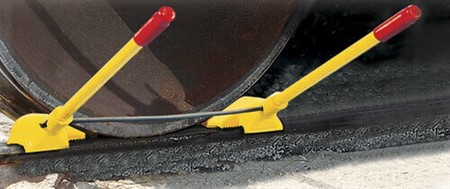 Double Urethane Transit Car Wheel Chock,