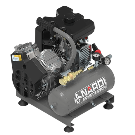 Oil-free piston compressor 10 bar