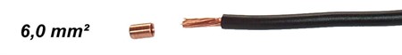 Terminal sleeve 6mm²(#9-10AWG)