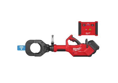 Milwaukee M18 Fjärrstyr hydr. kabelsax Ø125mm 2x8Ah bat.