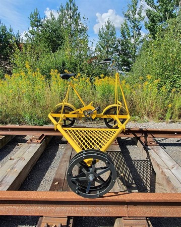 dressin, cykeldressin, rälsdressin, järnvägsdressin