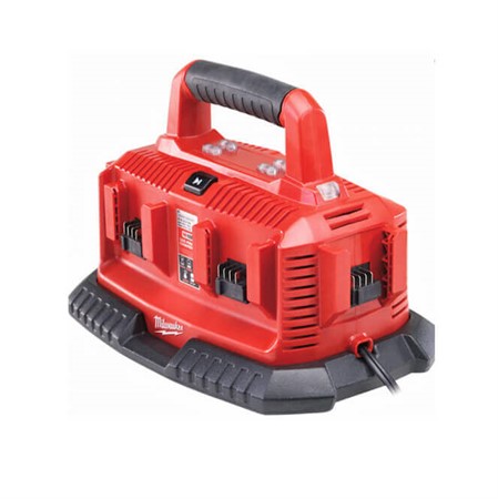 Milwaukee M1418C6 Laddare upp till 6 batterier