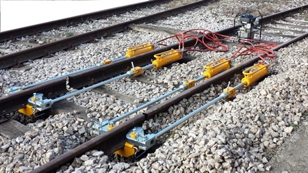 Hydr rälssträck. för 2-räler FCS MIT70/2 LW