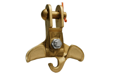 Carrying rope clamp for rope 50-150mm2