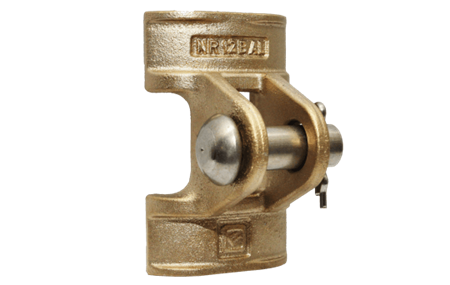 Hinge with clevis L37 for rope (BzAl)