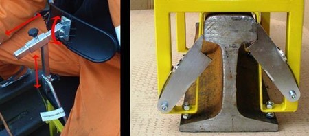 Avlastningsplatta/Låsanordn