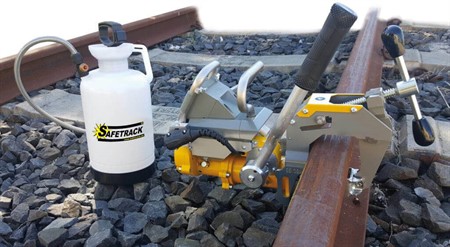 Batteridriven Rälsborrmaskin TFR 130 B. 100st borrn/laddn.