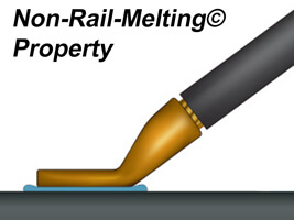 Non-rail-melting© property Non-rail-melting© property