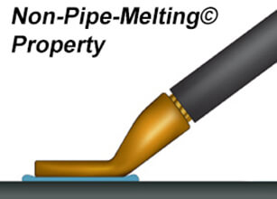 Non-Pipe-Melting© property Non-Pipe-Melting© property